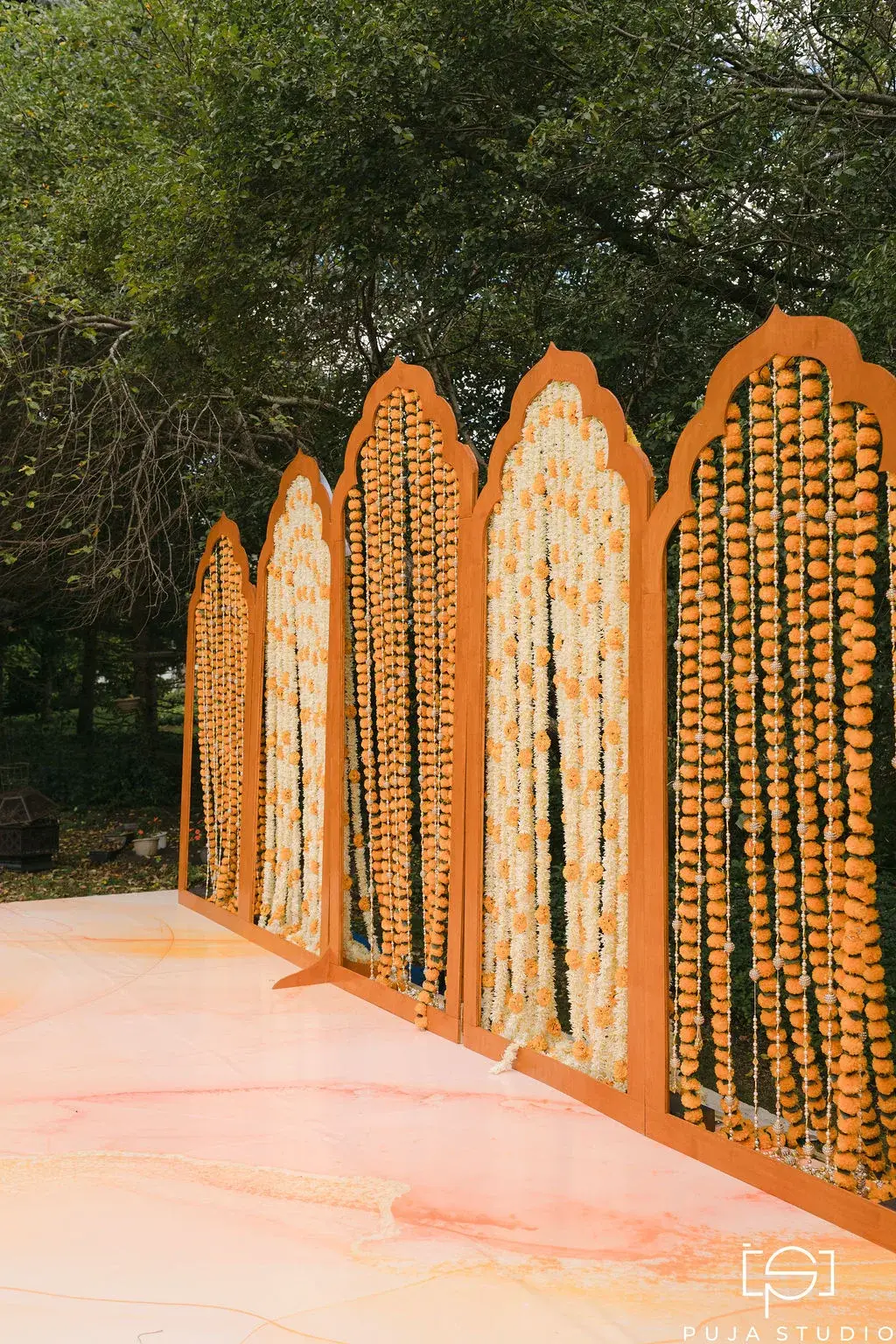 Mehndi event decor for Indian wedding, Illinois
