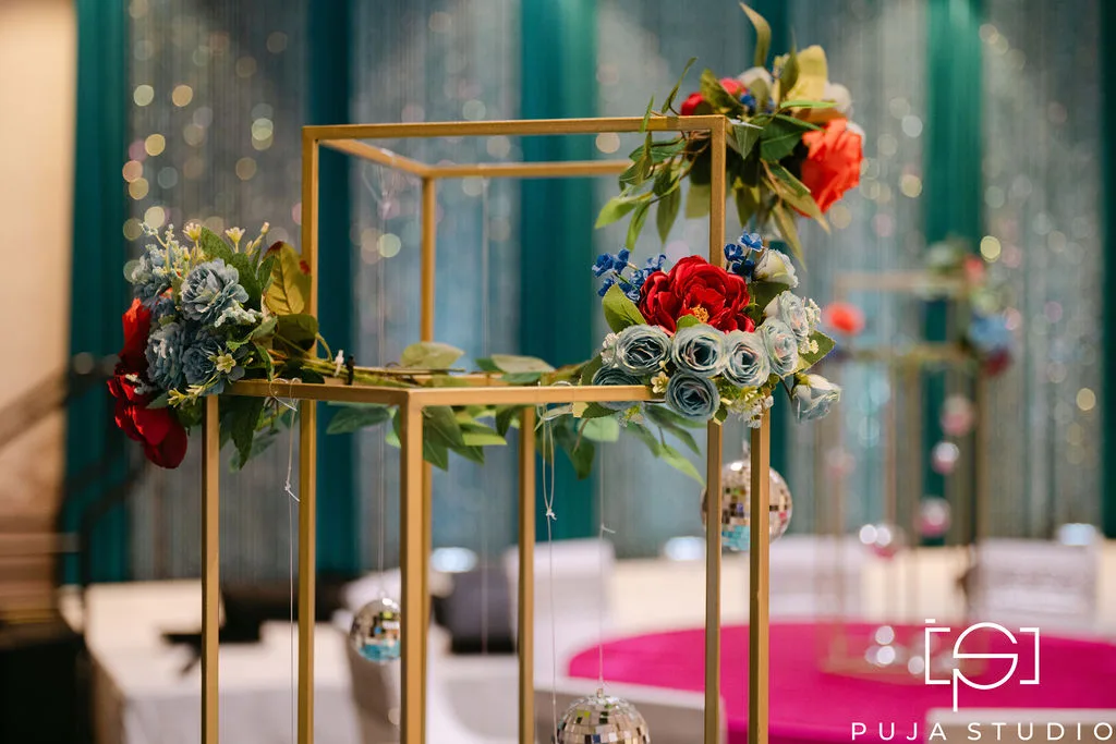 Garba night decor by Poonam Creations, Chicagoland