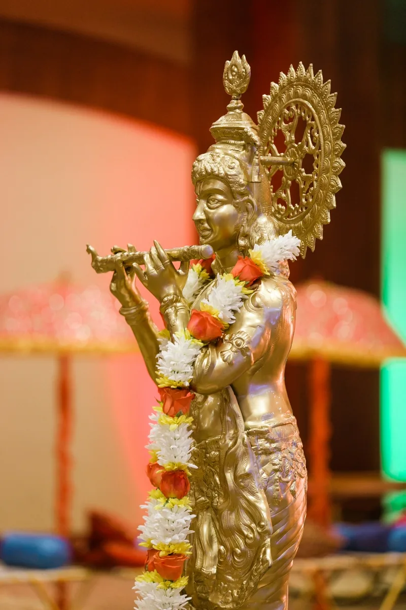 Decorative figures for sangeet or garba Indian wedding celebration